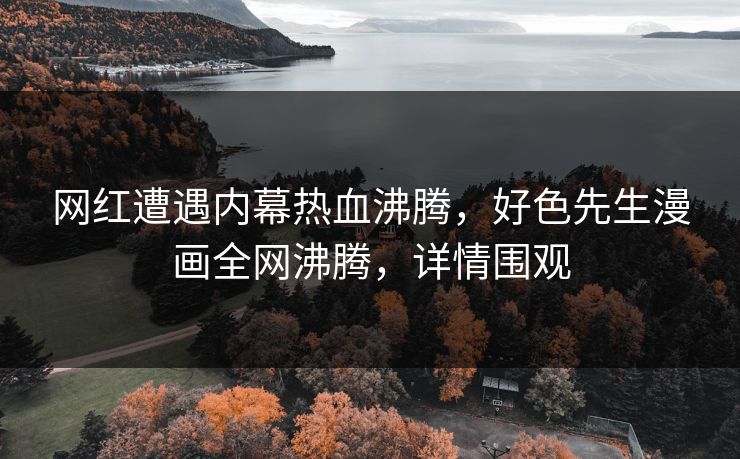 网红遭遇内幕热血沸腾，好色先生漫画全网沸腾，详情围观